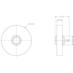 Intercoms & Deurbellen|Smart Schakelmateriaal > KARWEI beldrukker ovaal RVS