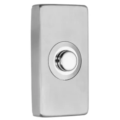 Intercoms & Deurbellen|Elektronische Beveiliging > KARWEI beldrukker RVS rechthoekig