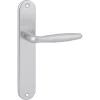 Deurbeslag Binnendeur|Deurklinken > KARWEI deurkruk set Antonio ovaal blind schild aluminium
