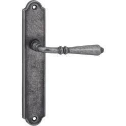 Deurbeslag Binnendeur|Deurklinken > KARWEI deurkruk set Bento ovaal blind schild tin look messing