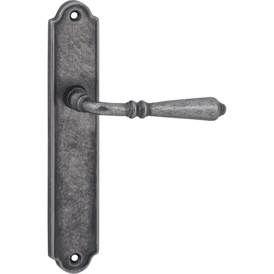 Deurbeslag Binnendeur|Deurklinken > KARWEI deurkruk set Bento ovaal blind schild tin look messing