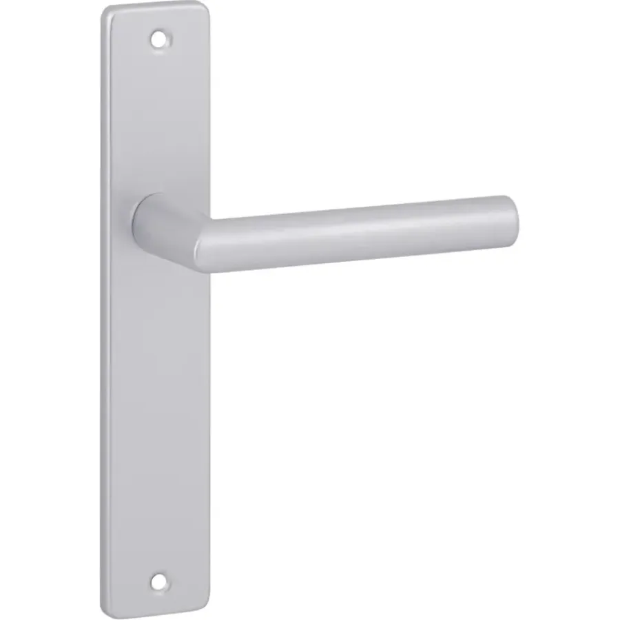Deurbeslag Binnendeur|Deurklinken > KARWEI deurkruk set Greece recht blind schild ANOX aluminium mat