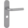 Deurbeslag Binnendeur|Deurklinken > KARWEI deurkruk set Henry ovaal schild vrij-bezet sluiting 63/8 mm RVS
