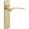 Deurbeslag Binnendeur|Deurklinken > KARWEI deurkruk set Jose recht blind schild messing glans