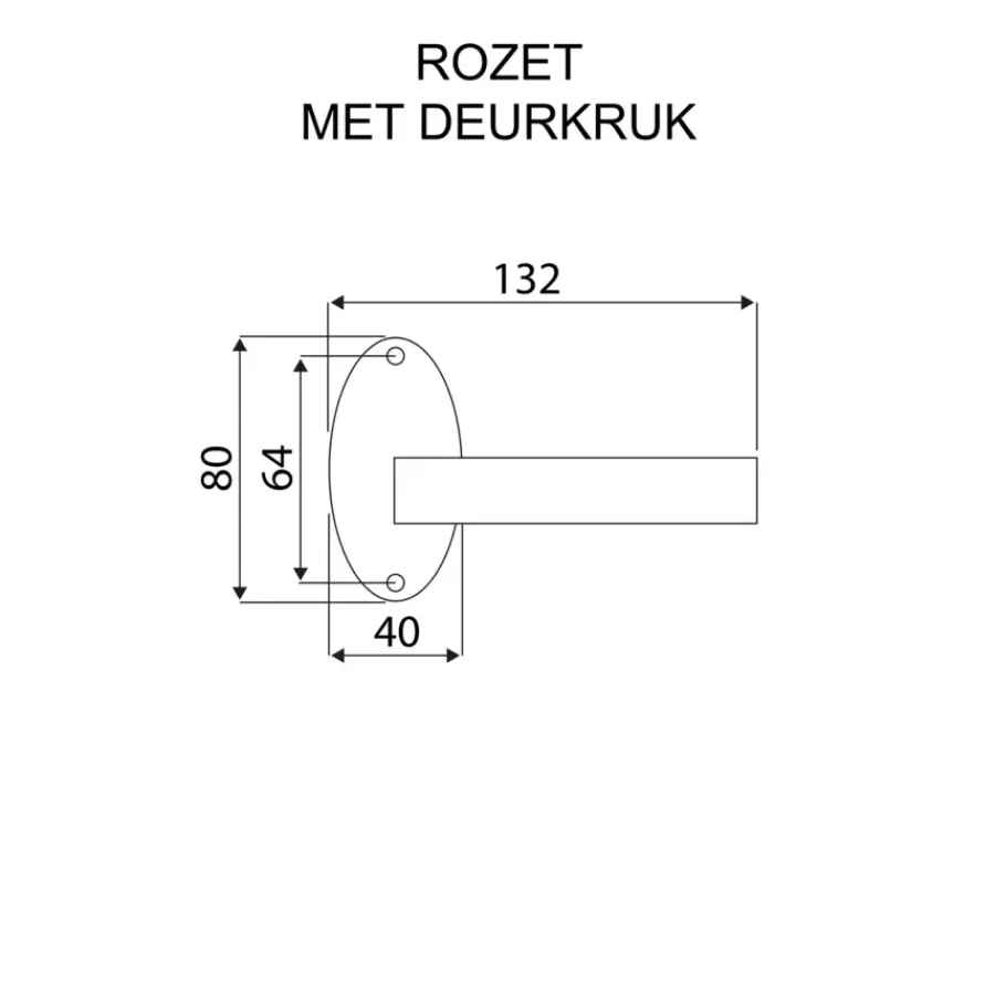 Deurbeslag Binnendeur|Deurklinken > KARWEI deurkruk set Jules patent schild zwart aluminium