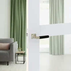 Deurbeslag Binnendeur|Deurklinken > KARWEI deurkruk set Lona vierkant rozet RVS look messing