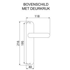 Deurbeslag Binnendeur|Deurklinken > KARWEI deurkruk set Rita ovaal blind schild RVS look messing