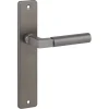 Deurbeslag Binnendeur|Deurklinken > KARWEI deurkruk set Stefano recht blind schild messing antiek aluminium