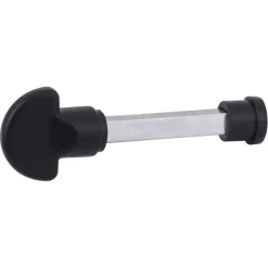 Deurbeslag Binnendeur|Deurklinken > KARWEI deurkruk set Stefano recht schild vrij-bezet sluiting 63/8 mm zwart aluminium
