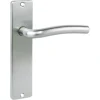 Deurbeslag Binnendeur|Deurklinken > KARWEI deurkruk set Wave recht blind schild chroom mat