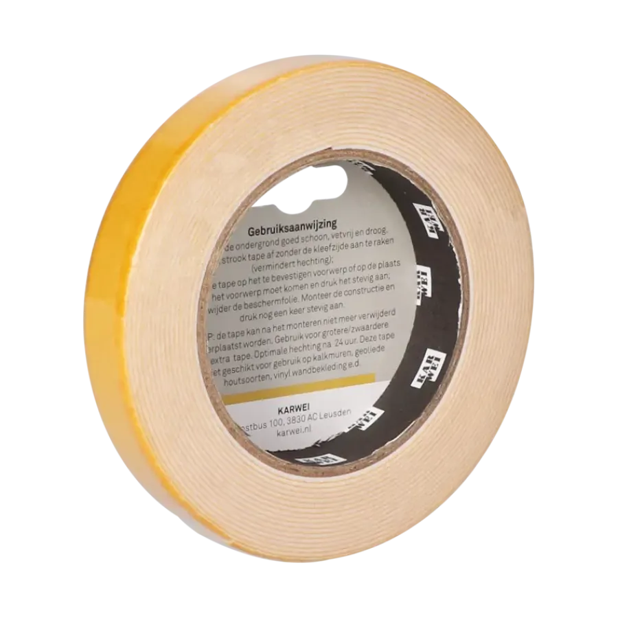 Montagetape > KARWEI dubbelzijdige bevestigingstape 5 m x 19 mm