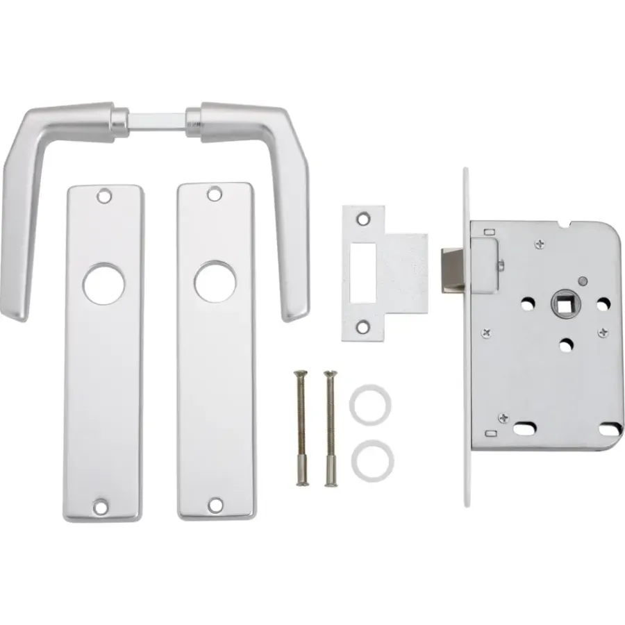 Deursloten|Cilinders > KARWEI insteekslot loopslot compleet met deurschild Doorn 50mm