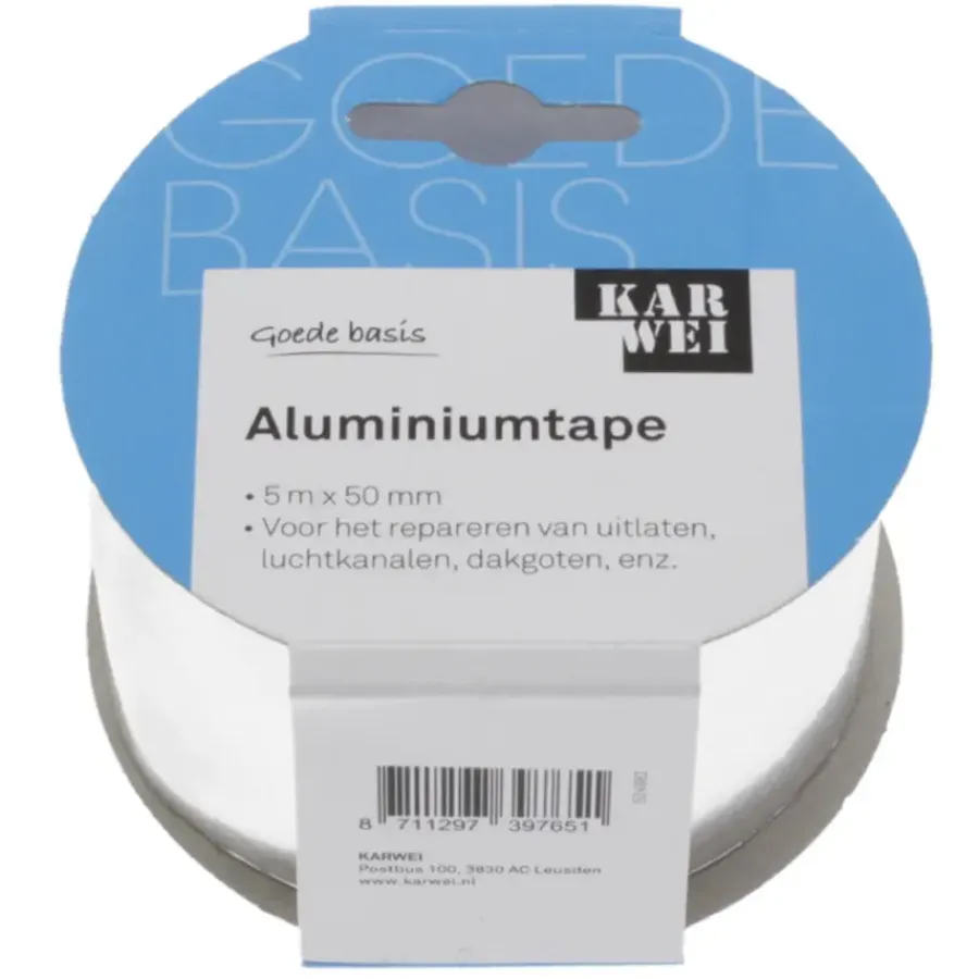 Overige Tape > KARWEI klussentape 5mx50mm aluminium