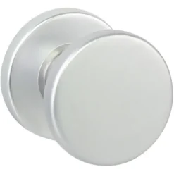Deurbeslag Binnendeur|Deurklinken > KARWEI knopkruk rond rozet aluminium