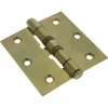 Scharnieren|Deurscharnieren > KARWEI Kogellagerscharnier 75x75 mm vermessingd