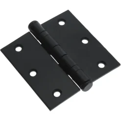 Scharnieren|Deurscharnieren > KARWEI Kogellagerscharnier 75x75 mm zwart - 2 stuks