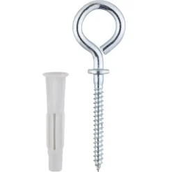KARWEI kraagplug 6x36mm+schr.Schroefoog 4,5x70mm 4ST