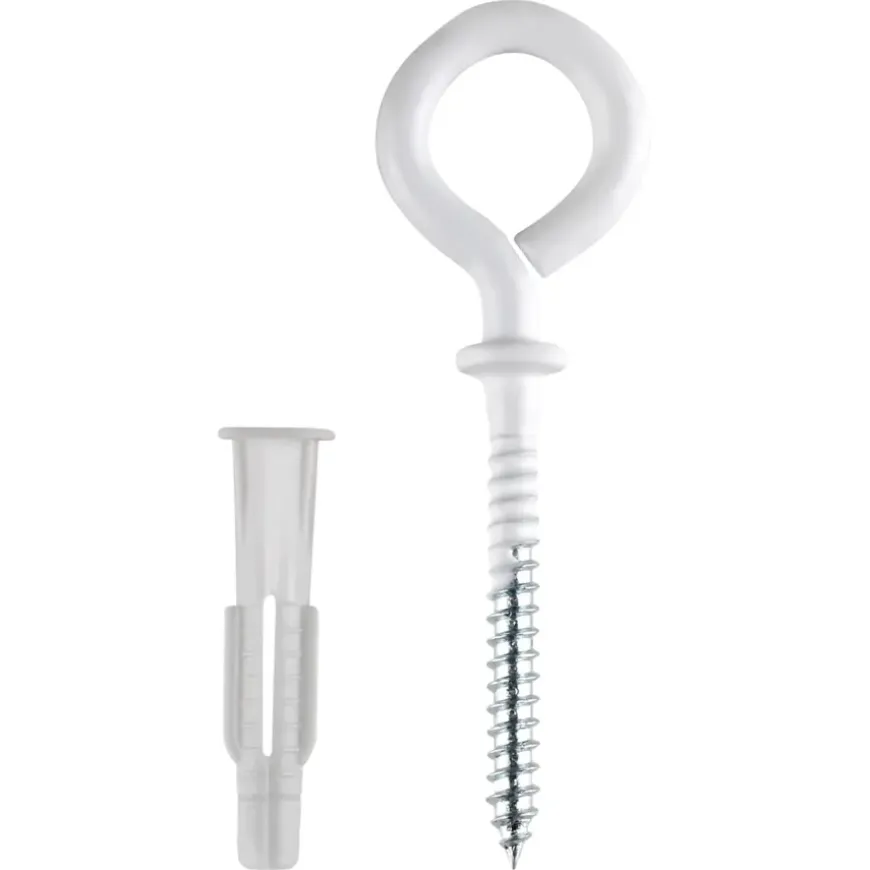 KARWEI kraagplug 6x36mm+schr.Schroefoog 4,5x70mm 2ST