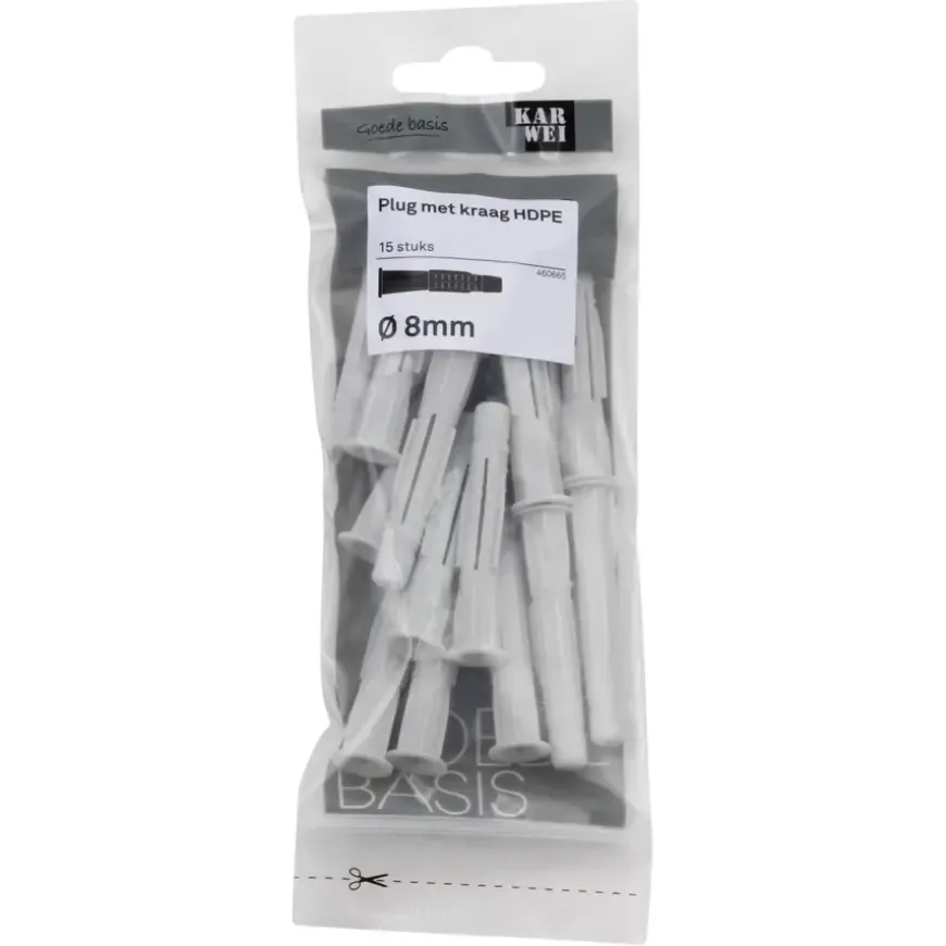 KARWEI kraagplug 8x50mm 15ST