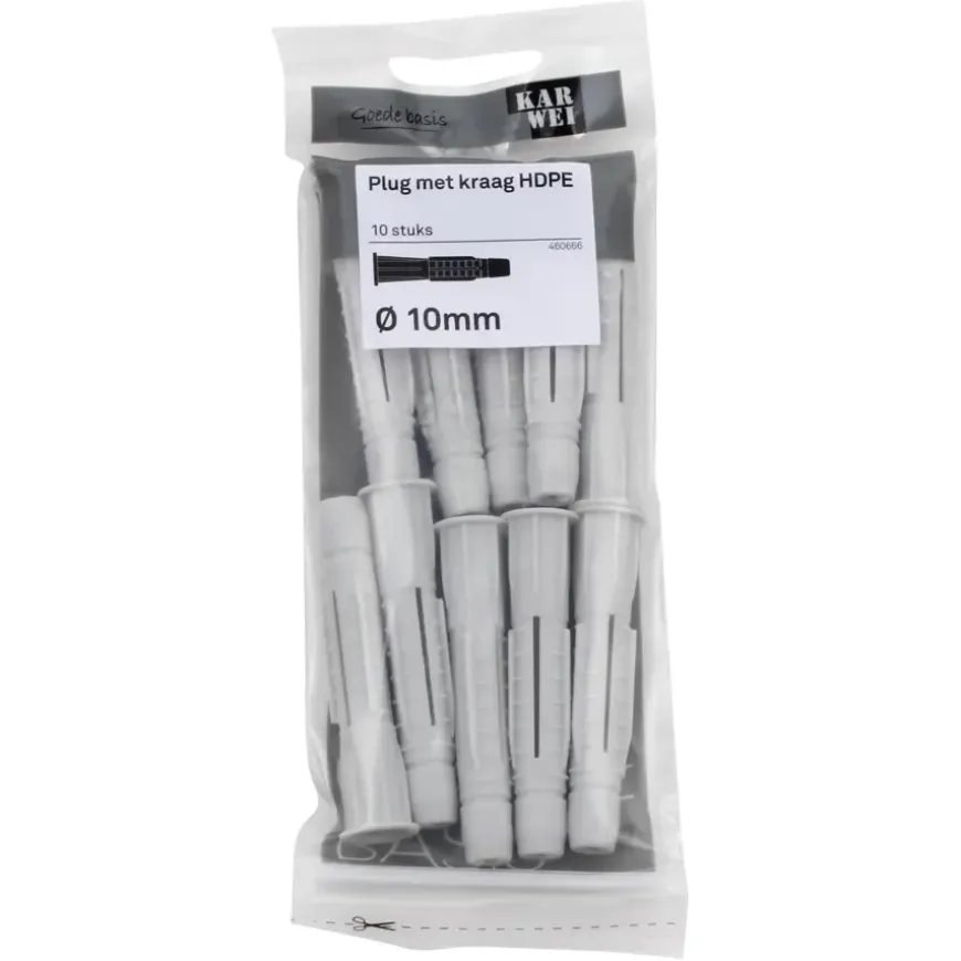 KARWEI kraagplug 10x60mm 10ST