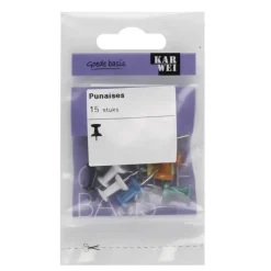 KARWEI Punaise Hoed Gekleurd - 15 Stuks