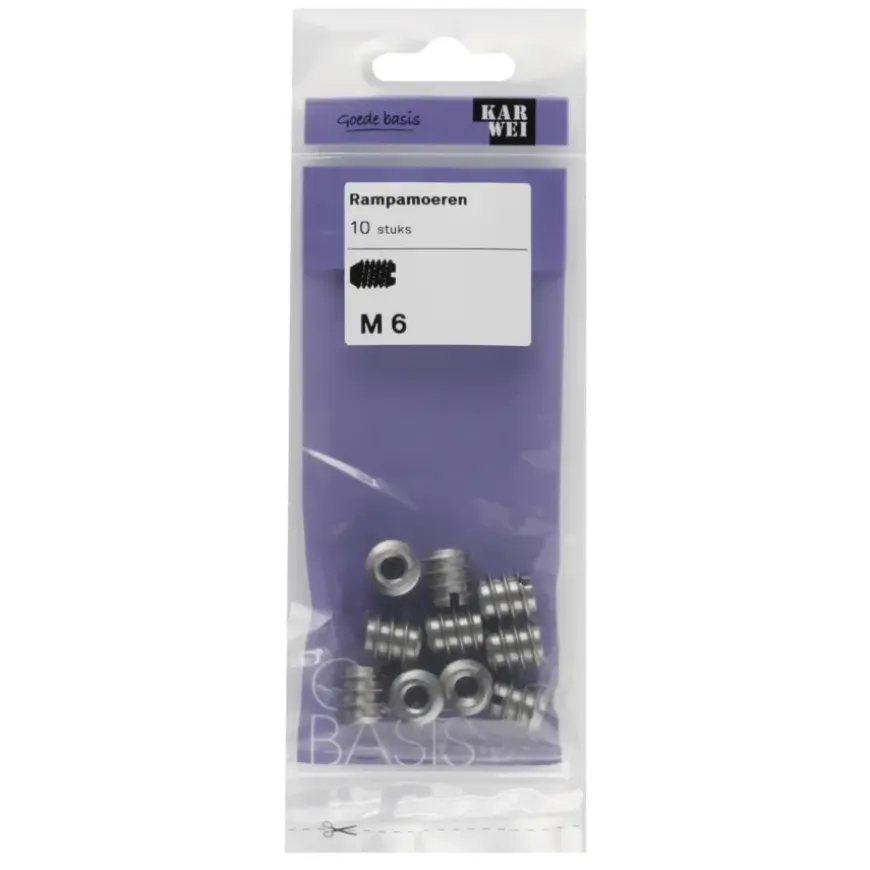KARWEI rampamoer M6 (10 stuks)