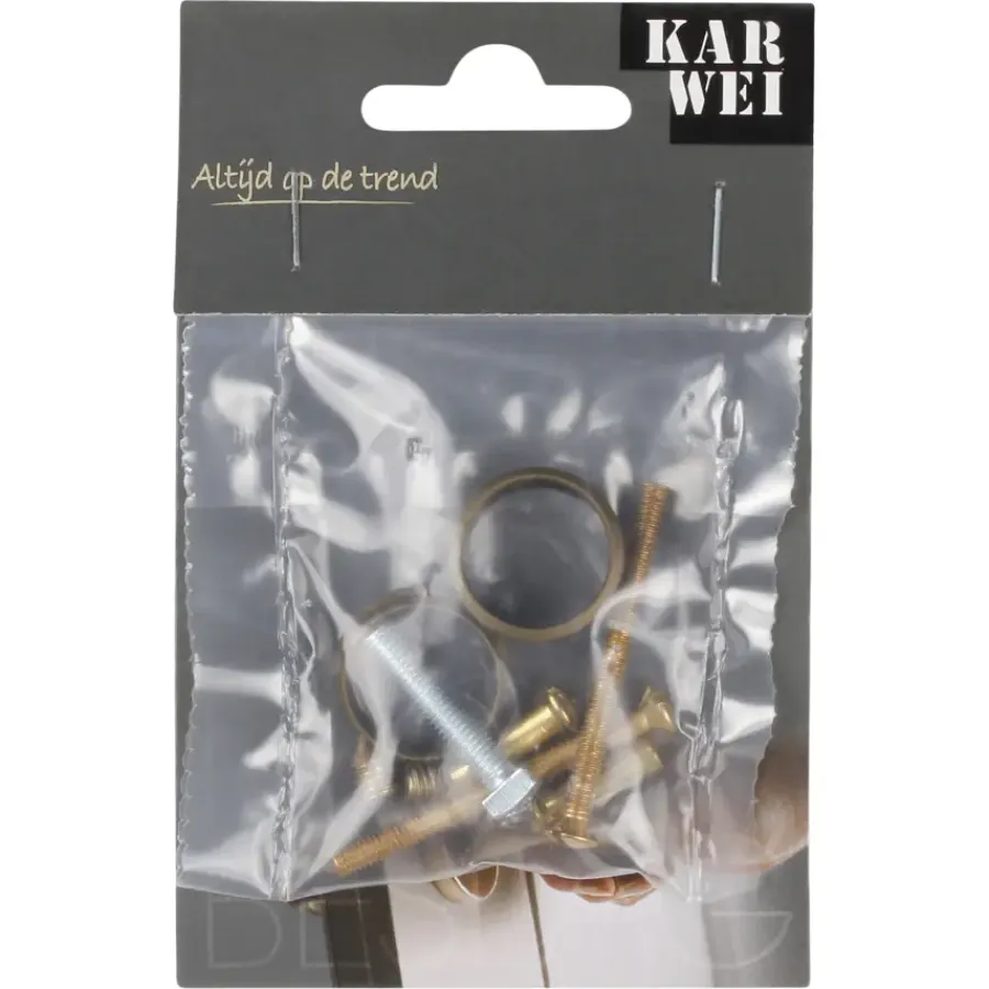Deurbeslag Buitendeur|Deur Accessoires > KARWEI renovatieset messing
