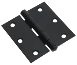Scharnieren|Deurscharnieren > KARWEI Scharnier met losse pen 75x75 mm zwart - 2 stuks