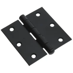 Scharnieren|Deurscharnieren > KARWEI Scharnier met losse pen 75x75 mm zwart - 2 stuks