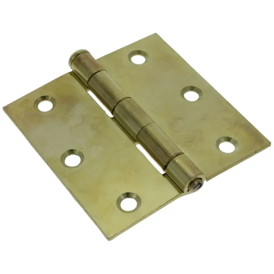 Scharnieren|Deurscharnieren > KARWEI Scharnier 75x75mm vermessingd - 3 stuks