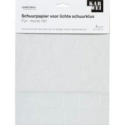Schuuraccessoires > KARWEI schuurpapier lichte schuurklus fijn K180