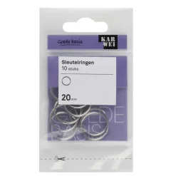 KARWEI sleutelring ijzer 20 mm (10 stuks)