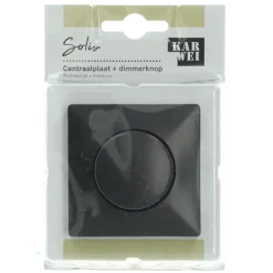 Dimmers|Inbouw Schakelmateriaal > KARWEI Solis centraalplaat dimmer antraciet