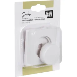 Dimmers|Inbouw Schakelmateriaal > KARWEI Solis centraalplaat dimmer wit