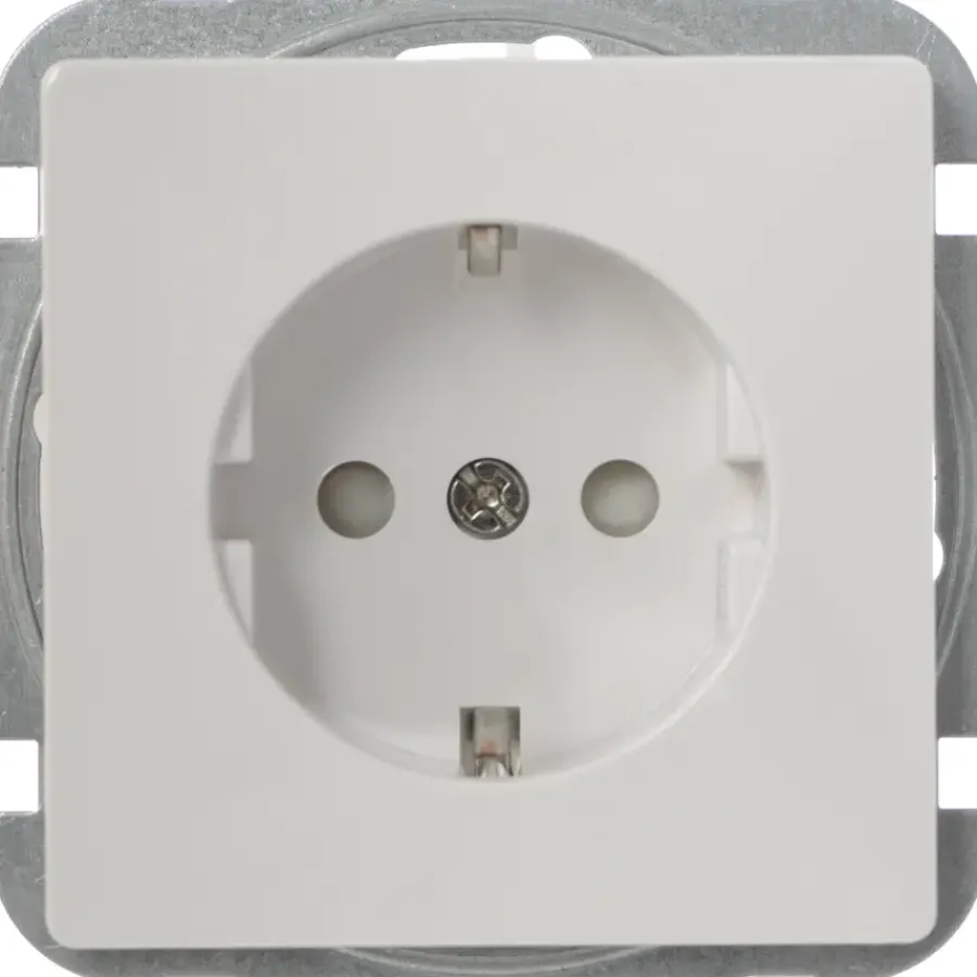 Inbouw Schakelmateriaal|Stopcontacten & Overige Contactdozen > KARWEI Solis enkel wandcontactdoos wit