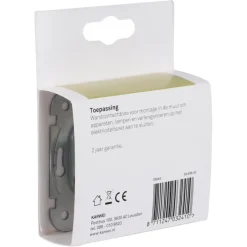 Inbouw Schakelmateriaal|Stopcontacten & Overige Contactdozen > KARWEI Solis enkel wandcontactdoos wit
