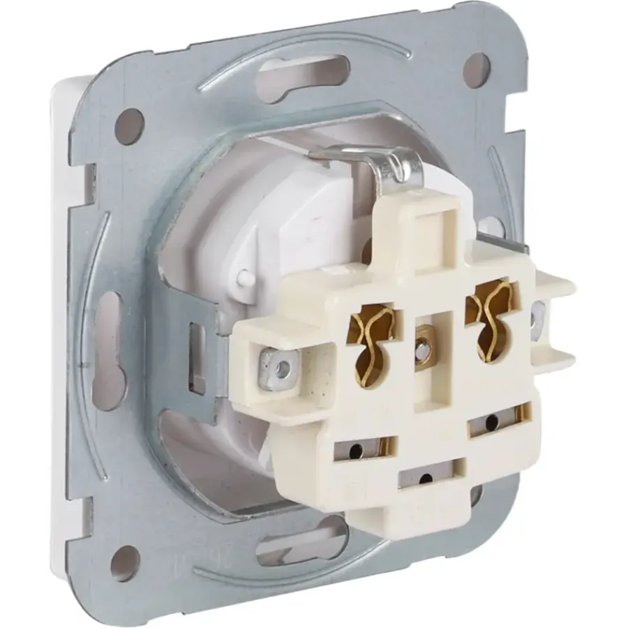 Inbouw Schakelmateriaal|Stopcontacten & Overige Contactdozen > KARWEI Solis enkel wandcontactdoos wit