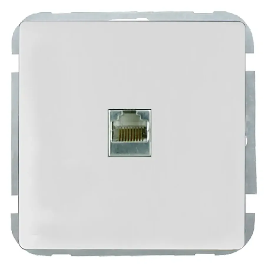 Inbouw Schakelmateriaal|Stopcontacten & Overige Contactdozen > KARWEI Solis Wandcontactdoos UTP Wit