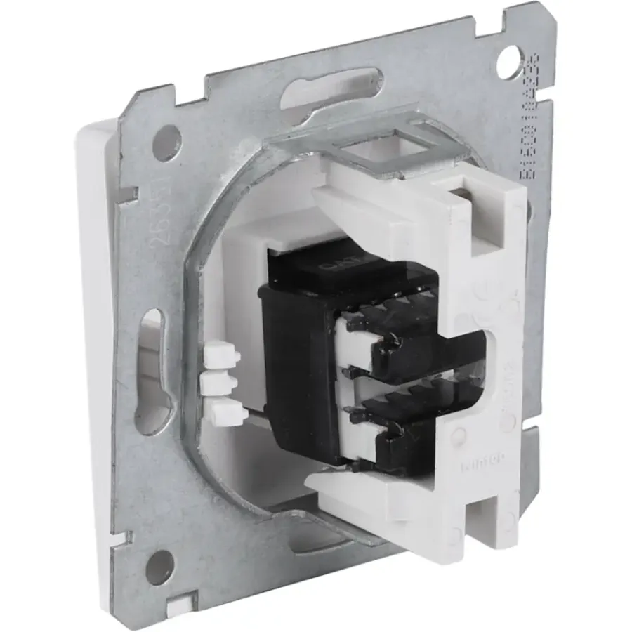 Inbouw Schakelmateriaal|Stopcontacten & Overige Contactdozen > KARWEI Solis Wandcontactdoos UTP Wit