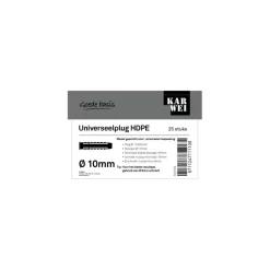 KARWEI uni-plug 10x50mm 25ST
