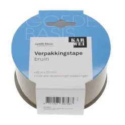 Verpakkingstape > KARWEI verpakkingstape 66mx38mm bruin