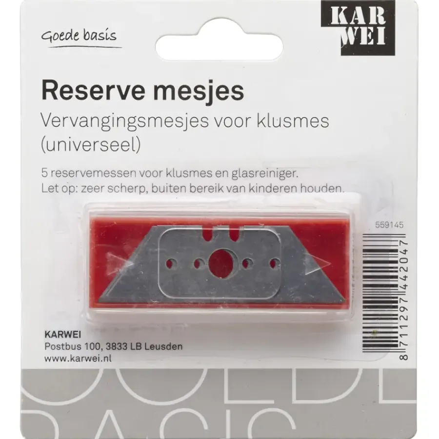 Messen > KARWEI vervangmesjes universeel afbreekmes recht