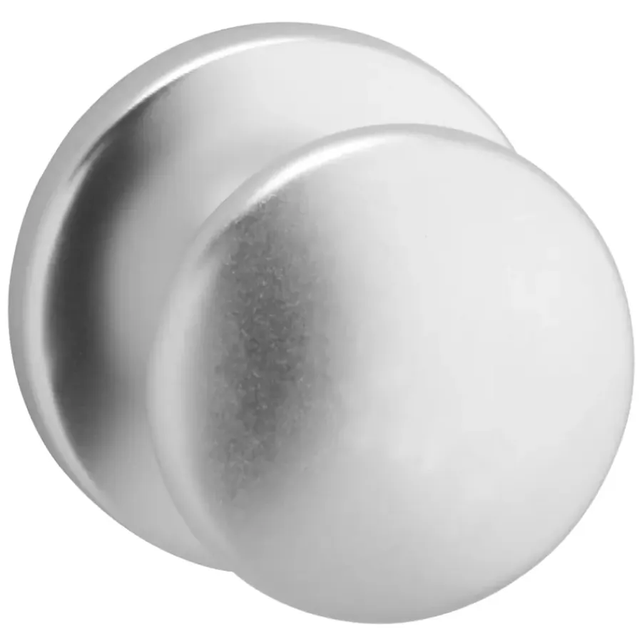 Deurbeslag Binnendeur|Deurklinken > KARWEI voordeurknop aluminium