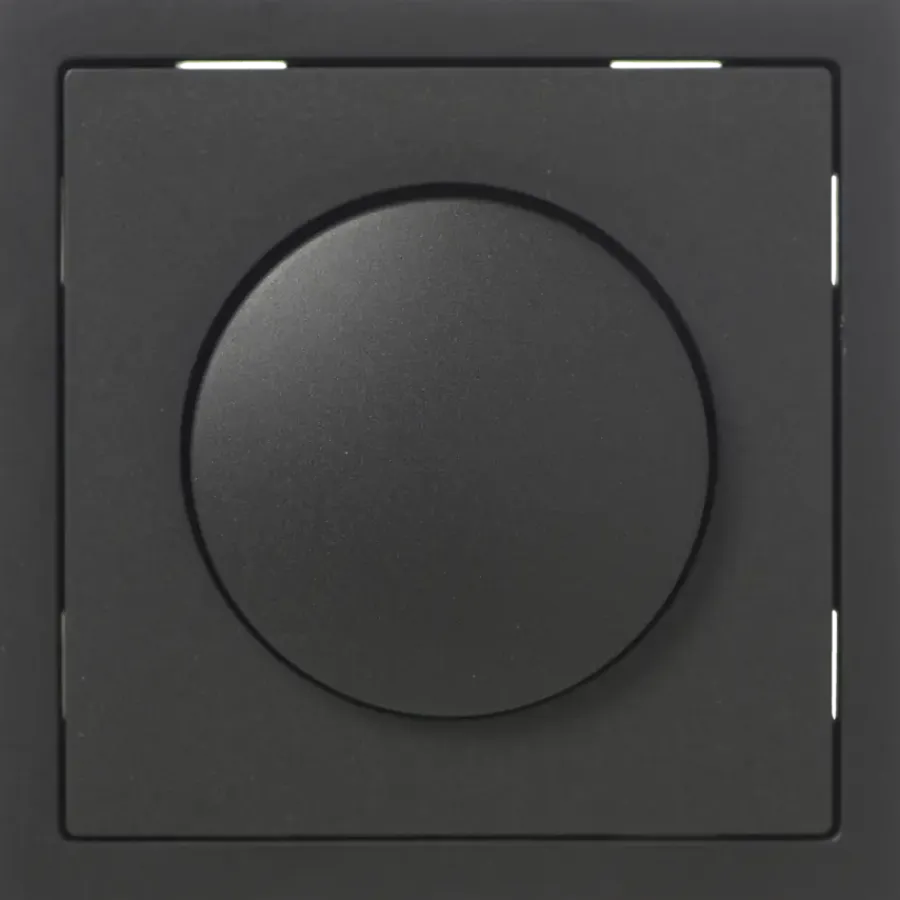 Dimmers|Inbouw Schakelmateriaal > KARWEI Zenith centraalplaat dimmer mat zwart