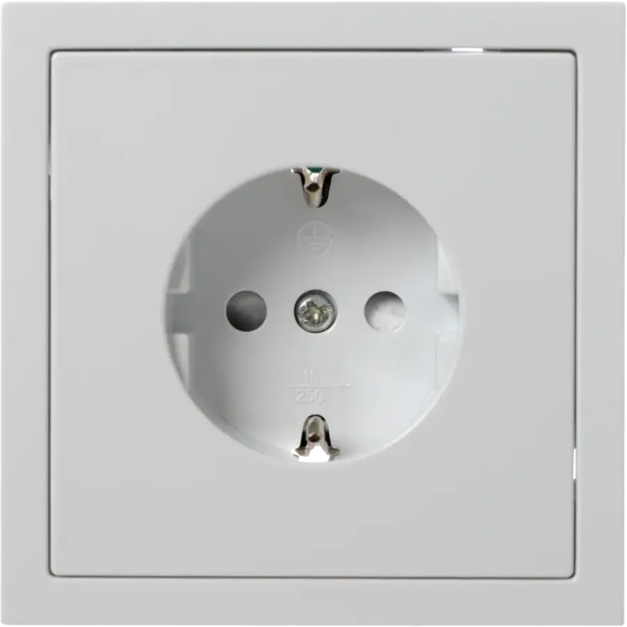 Inbouw Schakelmateriaal|Stopcontacten & Overige Contactdozen > KARWEI Zenith enkel wandcontactdoos wit