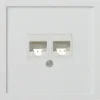 Inbouw Schakelmateriaal|Stopcontacten & Overige Contactdozen > KARWEI Zenith Wandcontactdoos UTP Wit
