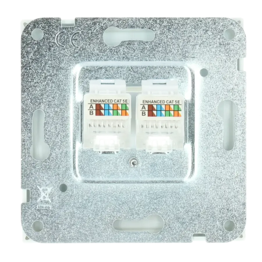 Inbouw Schakelmateriaal|Stopcontacten & Overige Contactdozen > KARWEI Zenith Wandcontactdoos UTP Wit