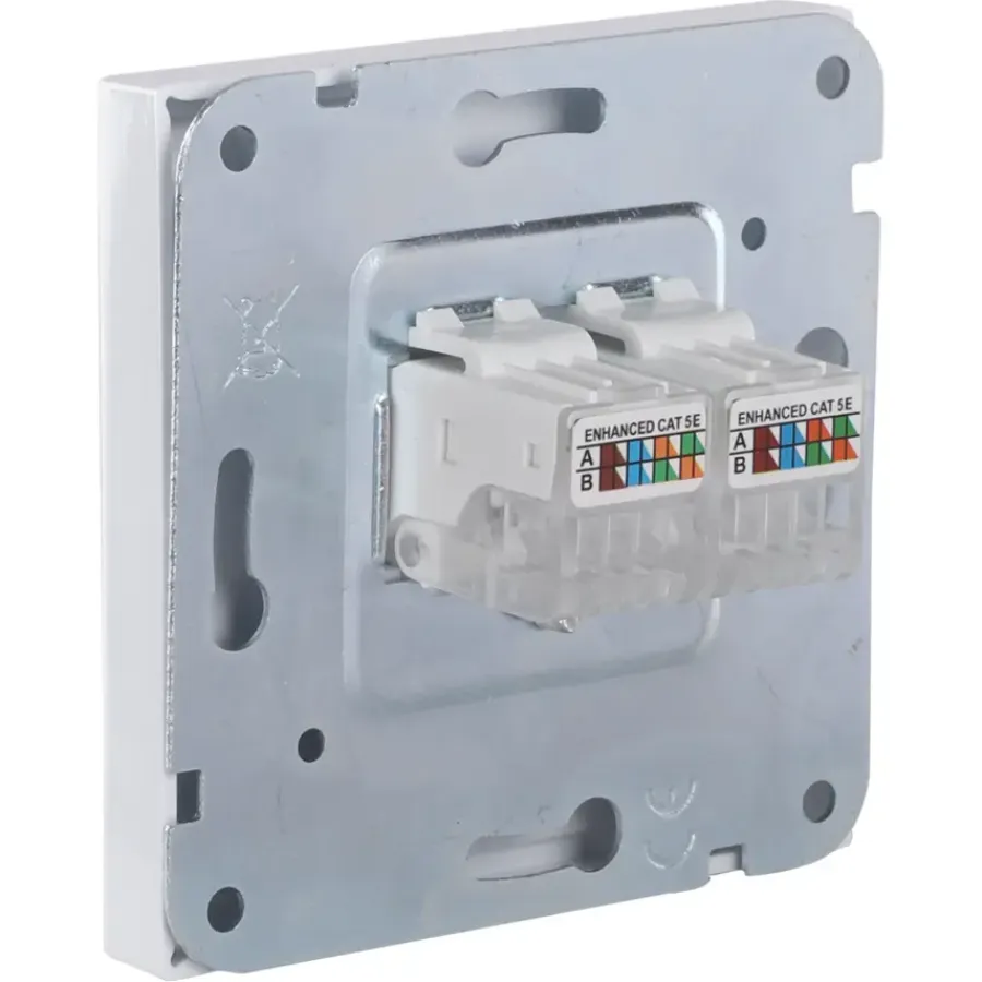 Inbouw Schakelmateriaal|Stopcontacten & Overige Contactdozen > KARWEI Zenith Wandcontactdoos UTP Wit