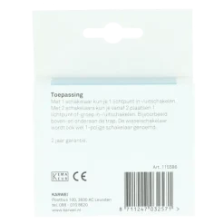 Schakelaars > KARWEI Zenith wisselschakelaar mat zwart