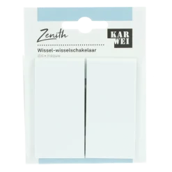 Schakelaars > KARWEI Zenith wissel-wisselschakelaar wit